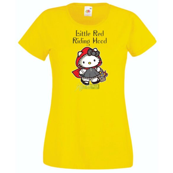 Hello Kitty Piroska női rövid ujjú póló