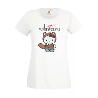 Hello Kitty Vérfarkas női rövid ujjú póló