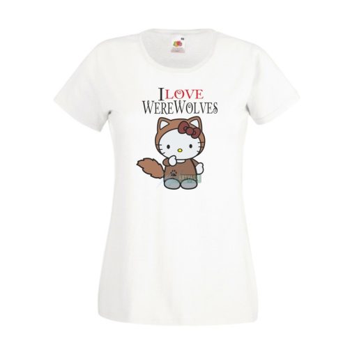 Hello Kitty Vérfarkas női rövid ujjú póló