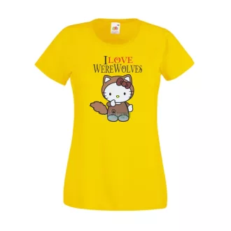 Hello Kitty Vérfarkas női rövid ujjú póló