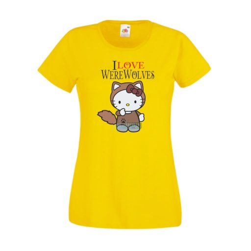 Hello Kitty Vérfarkas női rövid ujjú póló