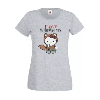 Hello Kitty Vérfarkas női rövid ujjú póló