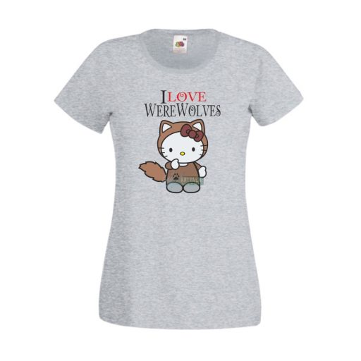 Hello Kitty Vérfarkas női rövid ujjú póló