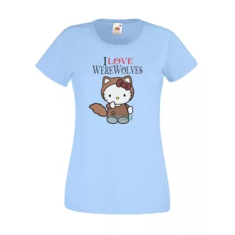 Hello Kitty Vérfarkas női rövid ujjú póló