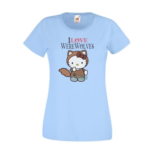 Hello Kitty Vérfarkas női rövid ujjú póló