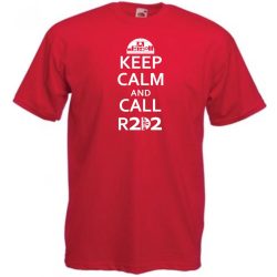Keep Calm and Call R2D2 gyerek rövid ujjú póló