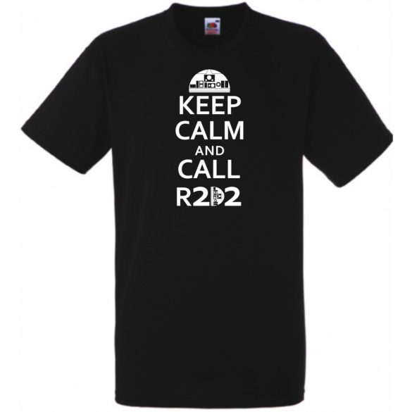 Keep Calm and Call R2D2 férfi rövid ujjú póló