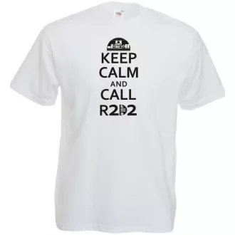 Keep Calm and Call R2D2 férfi rövid ujjú póló