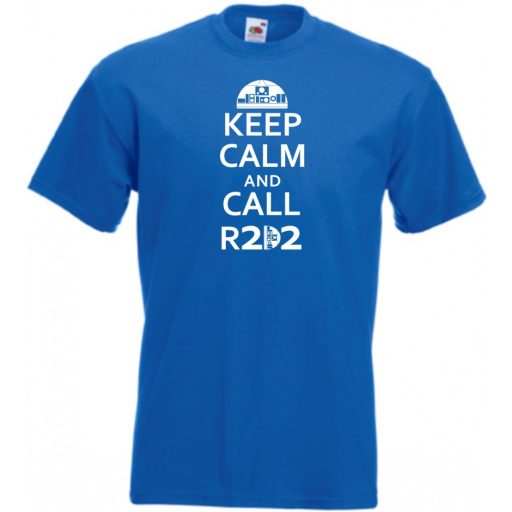 Keep Calm and Call R2D2 férfi rövid ujjú póló