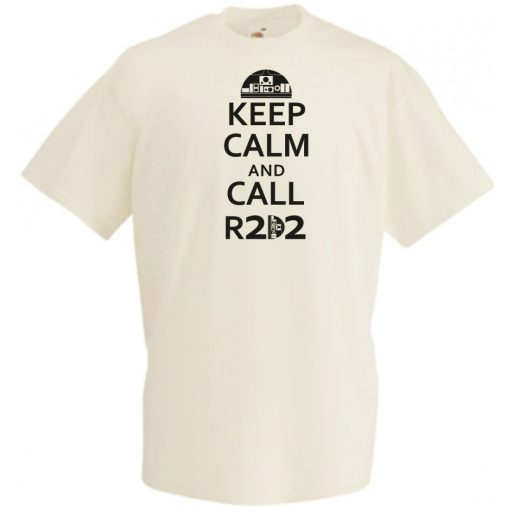 Keep Calm and Call R2D2 férfi rövid ujjú póló