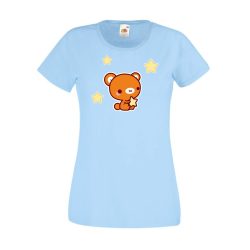 Kicsikék - Maci női rövid ujjú póló