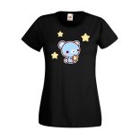 Kicsikék - Kék maci női rövid ujjú póló