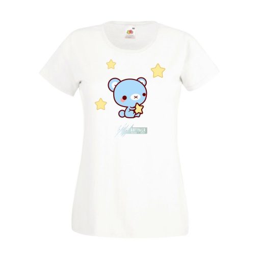 Kicsikék - Kék maci női rövid ujjú póló