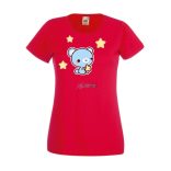 Kicsikék - Kék maci női rövid ujjú póló