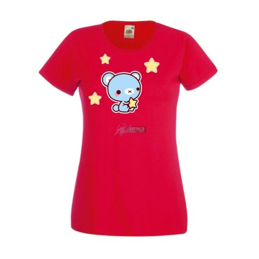 Kicsikék - Kék maci női rövid ujjú póló