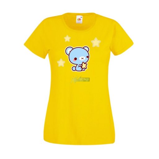 Kicsikék - Kék maci női rövid ujjú póló