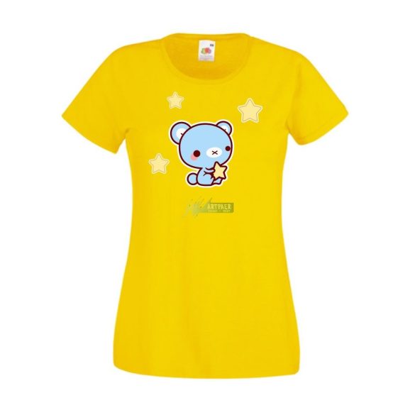 Kicsikék - Kék maci női rövid ujjú póló