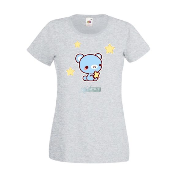 Kicsikék - Kék maci női rövid ujjú póló