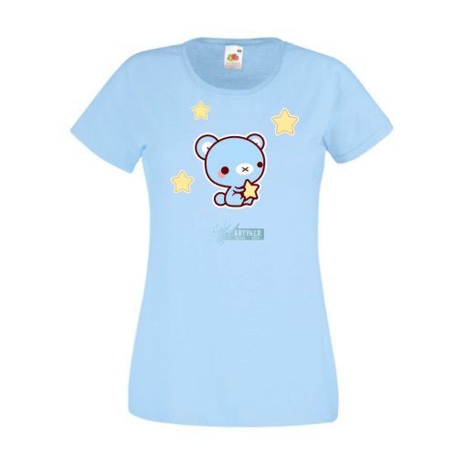 Kicsikék - Kék maci női rövid ujjú póló