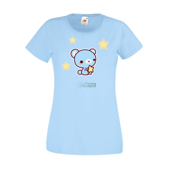 Kicsikék - Kék maci női rövid ujjú póló