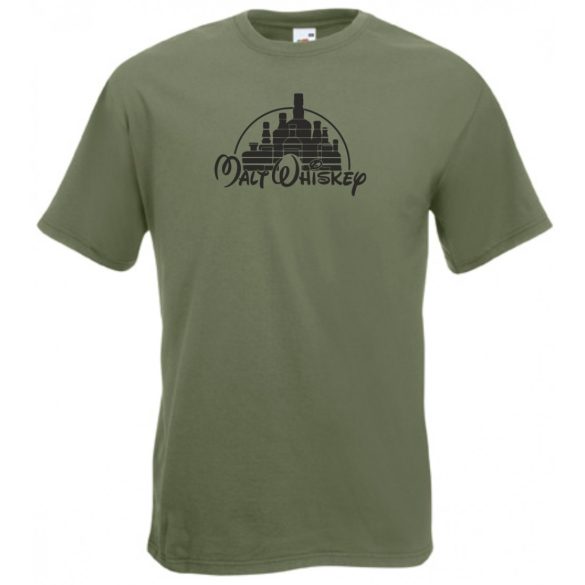 Malt Whiskey - kastély férfi rövid ujjú póló