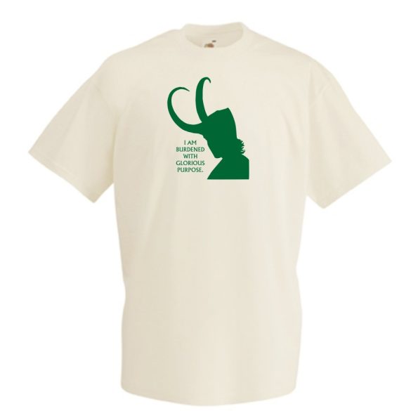 Hősök Loki férfi rövid ujjú póló