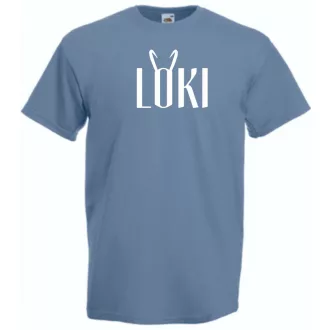Hősök Loki szöveg férfi rövid ujjú póló