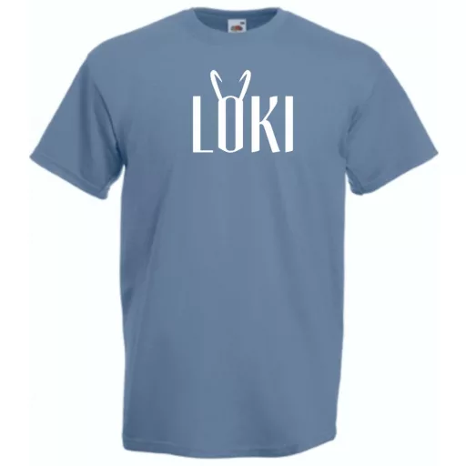 Hősök Loki szöveg férfi rövid ujjú póló