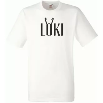 Hősök Loki szöveg férfi rövid ujjú póló