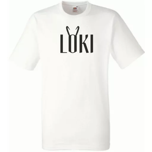 Hősök Loki szöveg férfi rövid ujjú póló