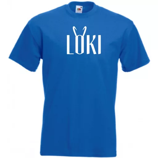 Hősök Loki szöveg férfi rövid ujjú póló