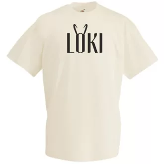 Hősök Loki szöveg férfi rövid ujjú póló