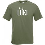 Hősök Loki szöveg férfi rövid ujjú póló