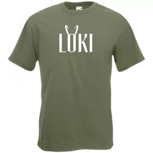 Hősök Loki szöveg férfi rövid ujjú póló