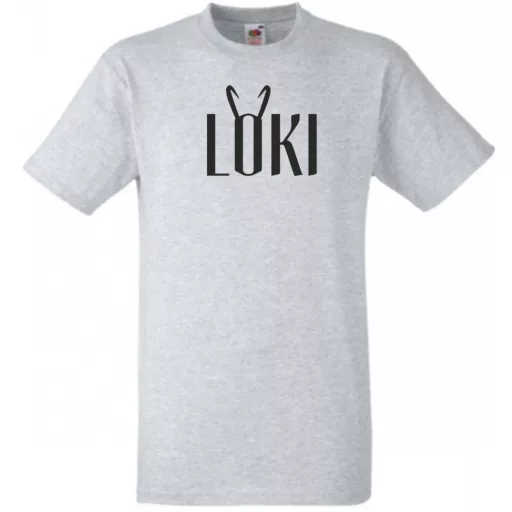 Hősök Loki szöveg férfi rövid ujjú póló