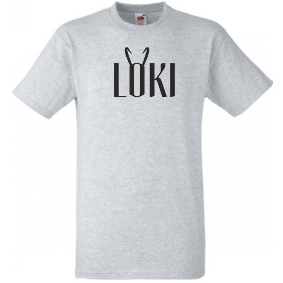 Hősök Loki szöveg férfi rövid ujjú póló