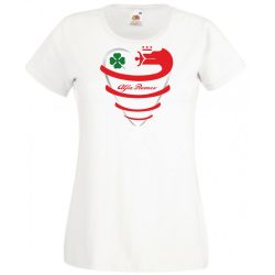   Auto fan Alfa Romeo absztrakt hűtőrács női rövid ujjú póló