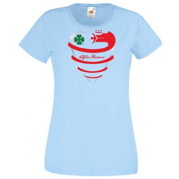 Auto fan Alfa Romeo absztrakt hűtőrács női rövid ujjú póló