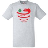 Auto fan Alfa Romeo absztrakt hűtőrács férfi rövid ujjú póló