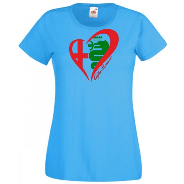 Auto fan I Love My Alfa Romeo női rövid ujjú póló