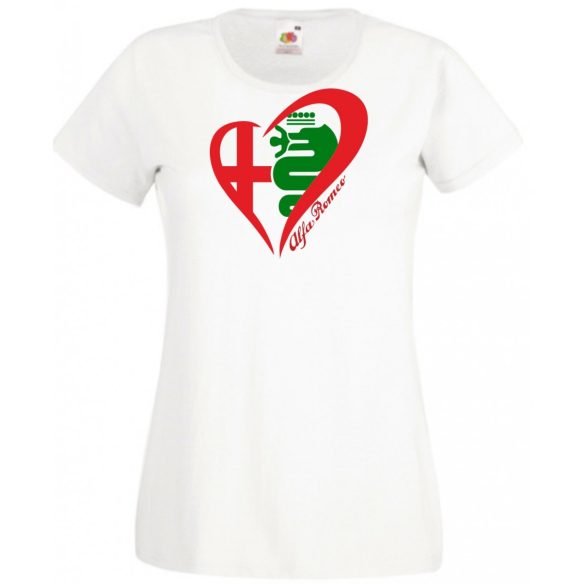 Auto fan I Love My Alfa Romeo női rövid ujjú póló