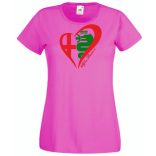 Auto fan I Love My Alfa Romeo női rövid ujjú póló