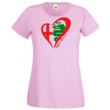 Auto fan I Love My Alfa Romeo női rövid ujjú póló