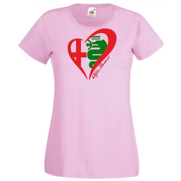 Auto fan I Love My Alfa Romeo női rövid ujjú póló