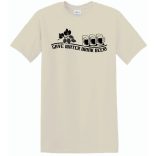 Humor Italozás - Save Water Drink Beer férfi rövid ujjú póló