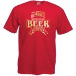 Humor Italozás - You can''t buy Happiness But You Can Buy Beer férfi rövid ujjú póló