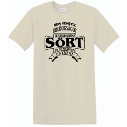   Humor Italozás - Nem vehetsz boldogságot de vásárolhatsz sört férfi rövid ujjú póló