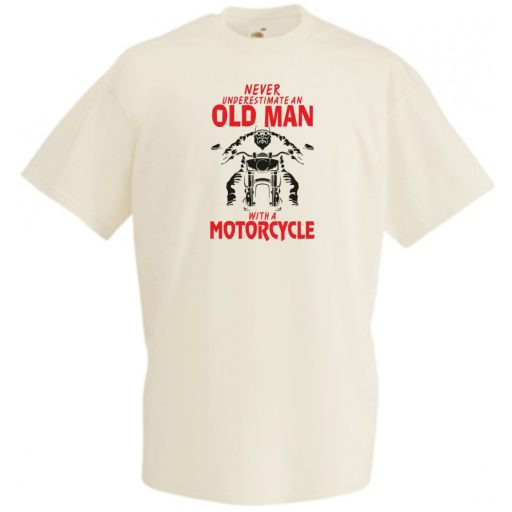 Soha ne becsülj le egy motoros öregembert, angol férfi rövid ujjú póló