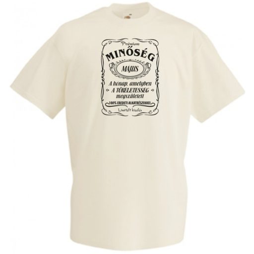 Prémium Minőség - A tökéletes Májusban született férfi rövid ujjú póló