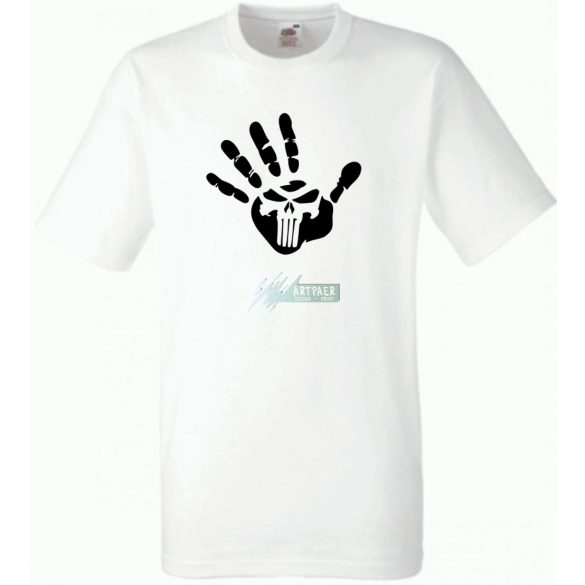 Büntető kéz férfi rövid ujjú póló